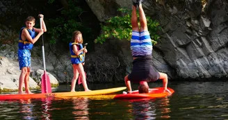 Water activities with Eyrieux Sport: canoeing/kayaking/stand-up paddling on the Eyrieux river