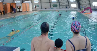 Intercommunal swimming pool in Beauchastel Intercommunal swimming pool in Beauchastel