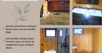 Dôme géodésique "forêt" Dôme géodésique "forêt"