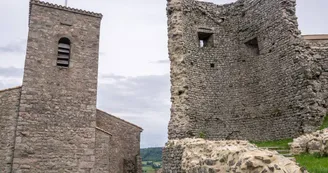 Ruins of the old castle and medieval tower